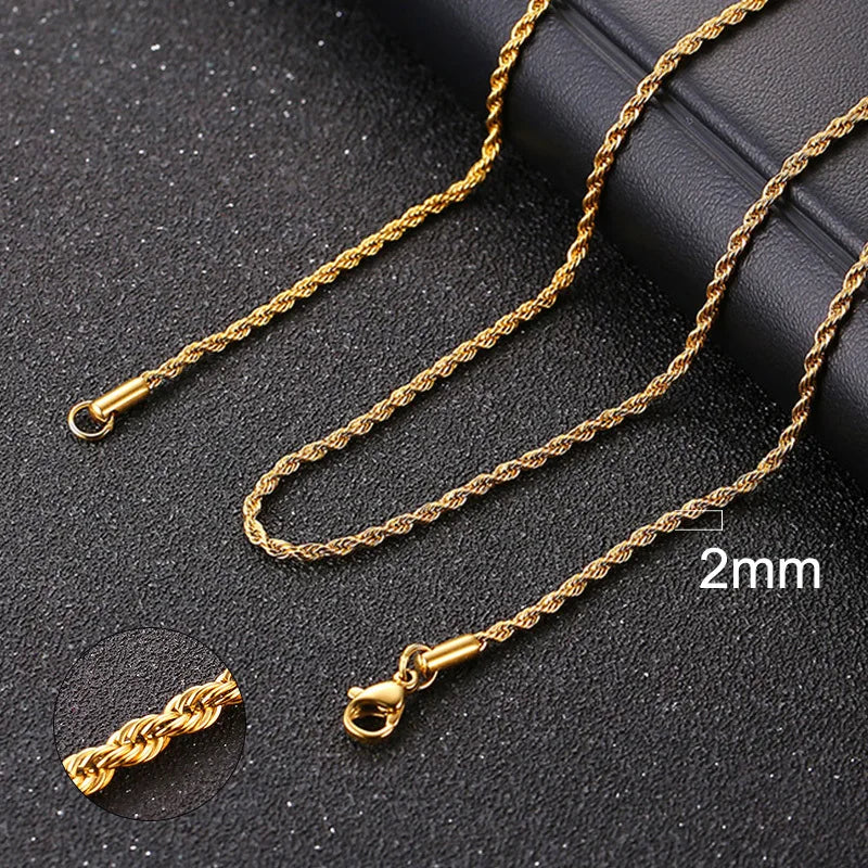 Vnox Cuban Chain Necklace for Men Women,Basic Punk Stainless Steel Curb Link Chain Chokers,Vintage Gold Color Solid Metal Collar fabbinventora.com