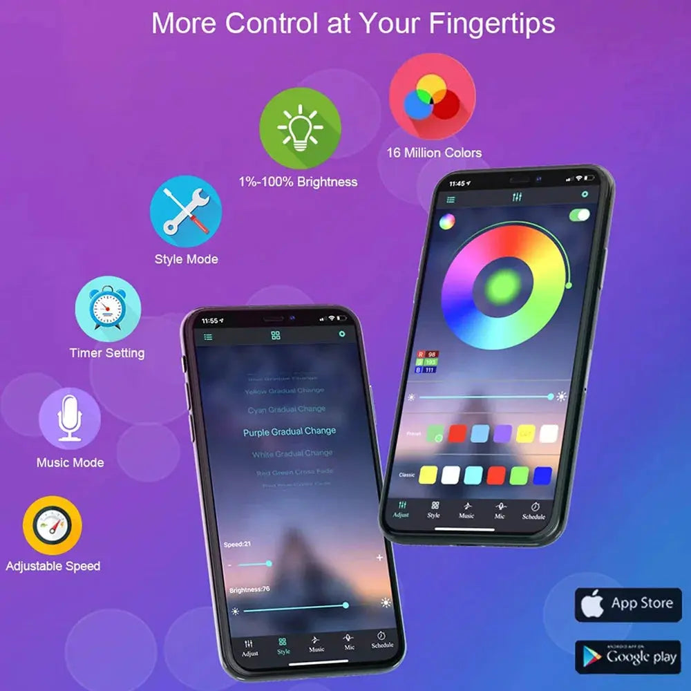 Tape Bluetooth USB LED Strip Light 5050 SMD 5V USB RGB Lights Flexible LED Lamp Tape Ribbon RGB Self-adhesive TV Desktop Diode fabbinventora.com