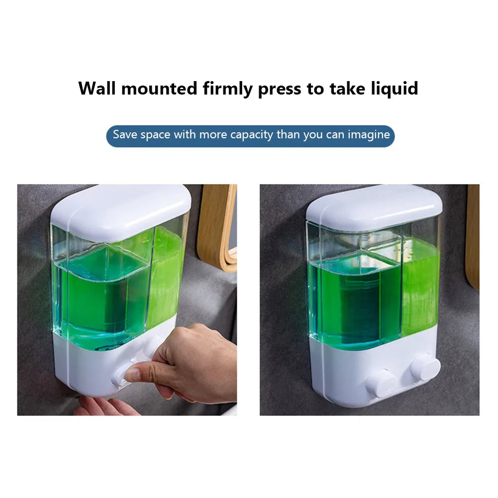 Wall mount 500/1000ML soap dispenser for shampoo lotion hand wash sets
