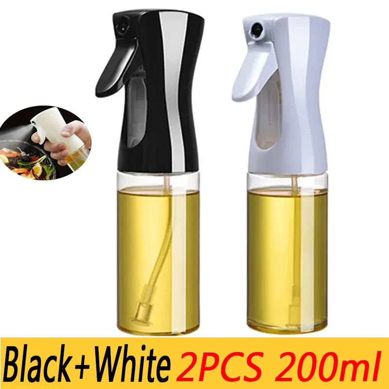 200/300/500ml Oil Spray Bottle BBQ Cooking Olive Oil Sprayer Plastic Baking Oil Spray Empty Bottle Vinegar Bottle Or  Oil brush fabbinventora.com