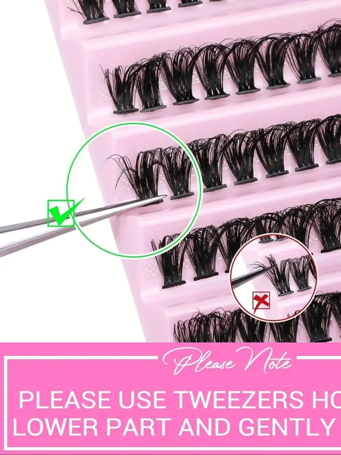 MJ Individual Lashes 8-16mm 200pcs Cluster Lashes Natural Look Mixed Tray DIY Eyelash Extension Volume Lash Clusters Eyelashes fabbinventora.com