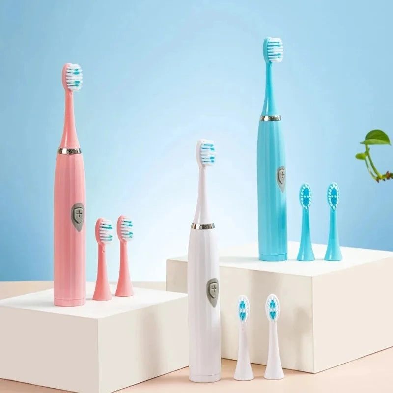 Electric Toothbrush for Adults Soft DuPont Bristle Portable Battery Endurance IPX6 Waterproof Intelligent Effective Oral Care fabbinventora.com
