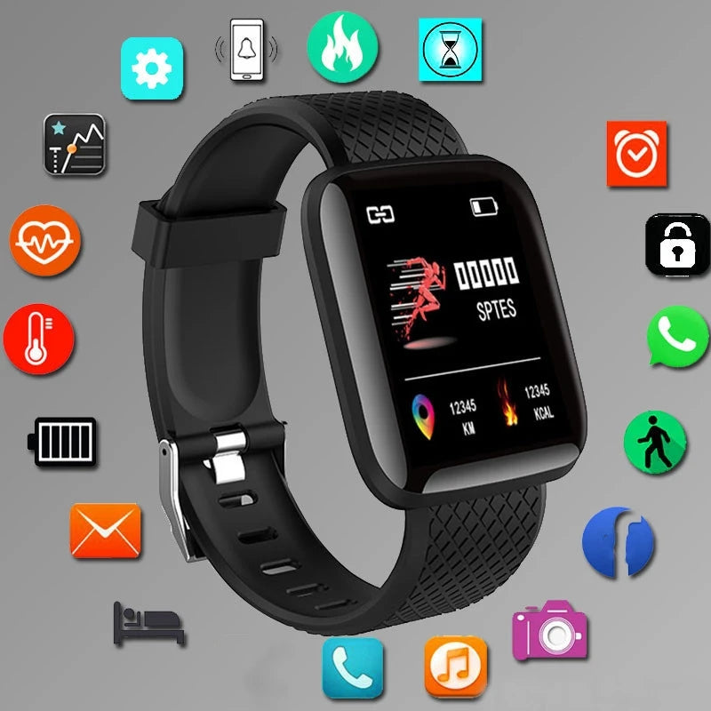 Smartwatch Men Women Wristwatches Smart Watch Message Fitness Monitor Bracelet Birthday Gift Electronic Clock For Android IOS fabbinventora.com