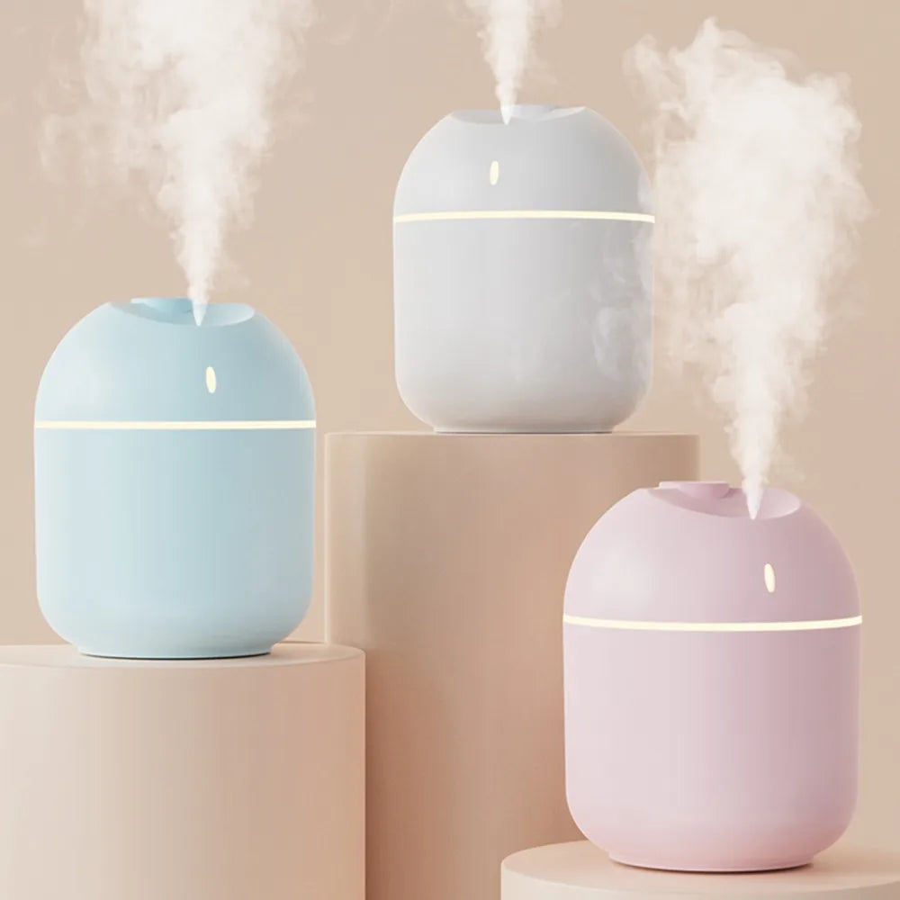 270ML Air Humidifier Cool Mist Aroma Diffuser LED Night Light  power-off protect USB Humidificador For Home Office fabbinventora.com