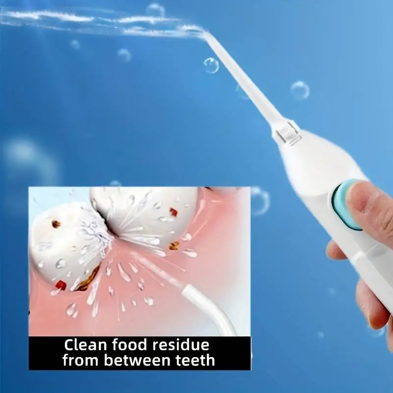 Household High Pressure Oral Irrigator Portable Teeth Clean Water Dental Floss Manual High Pressure Water Toothpick fabbinventora.com