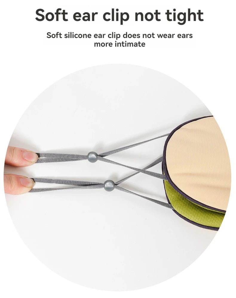 Sleeping Eye Mask Korean Style Ice Silk Warm And Cool Dual Use Adjustable Travel Light Blocking Breathable Eye Mask fabbinventora.com