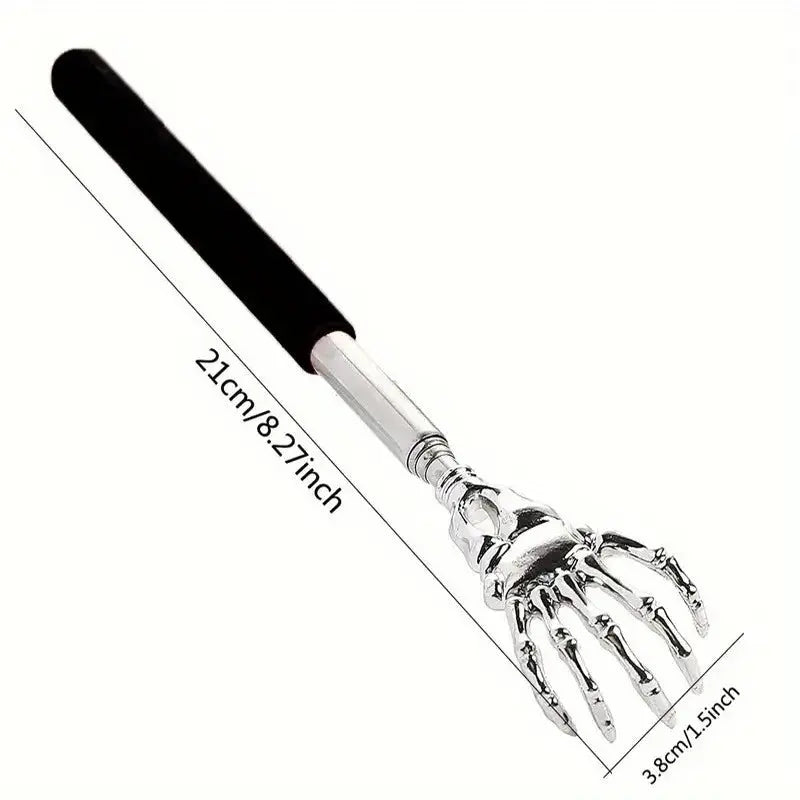 Portable Extendable Back Scratcher Stainless Steel Telescoping Back Scratcher for Both Human and Pets Extendable Back Massager fabbinventora.com