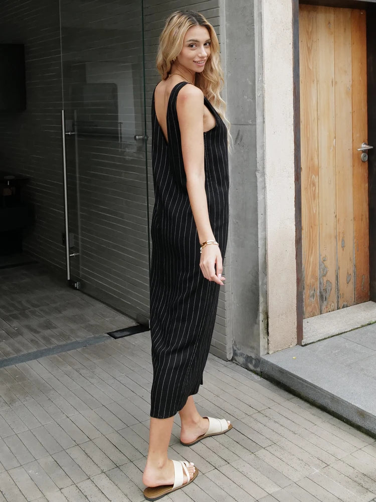 2024 Summer Women Backless Elegant Dress fabbinventora.com