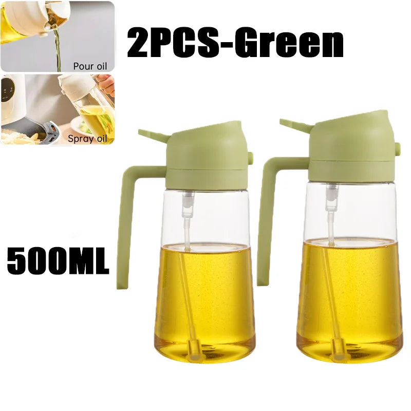 200/300/500ml Oil Spray Bottle BBQ Cooking Olive Oil Sprayer Plastic Baking Oil Spray Empty Bottle Vinegar Bottle Or  Oil brush fabbinventora.com