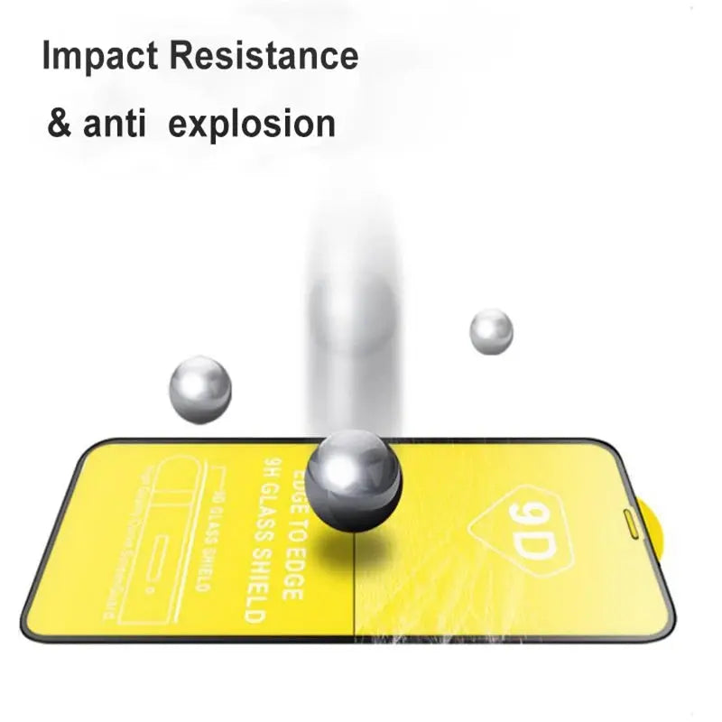 1-4PCS 9D Protective Glass For iPhone 16 15 11 12 13 14 Pro Max 15Plus Screen Protector For iPhone XR X XS MAX Tempered Glass fabbinventora.com