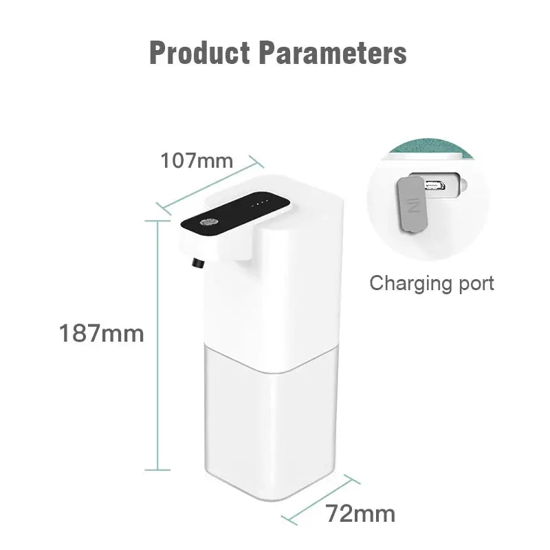 Automatic Liquid Soap Dispenser Touchless Infrared Sensor Hand Free Soap Hand Sensor Dispenser Smart Foam Machine USB Charging fabbinventora.com