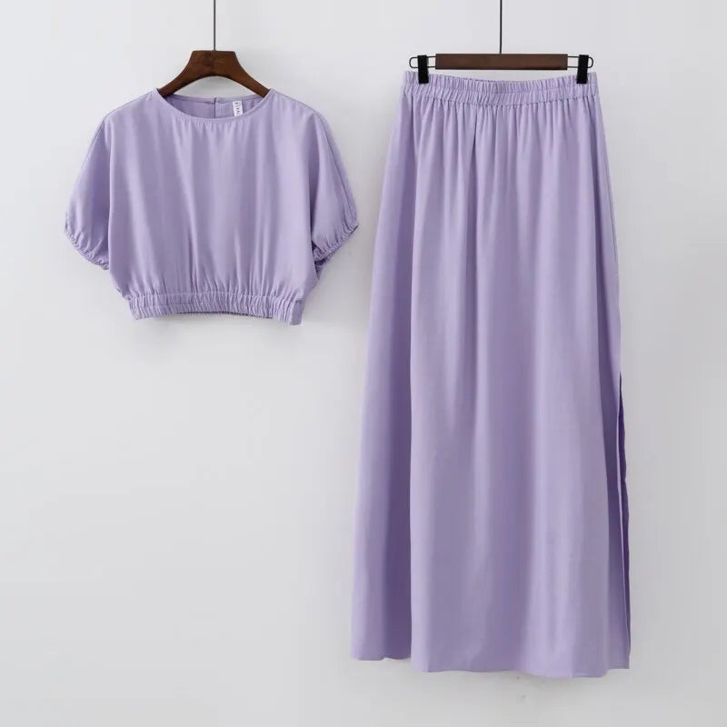 2025 Women Fashion Summer Top Shirt Two Peice Clothing Set White Black fabbinventora.com