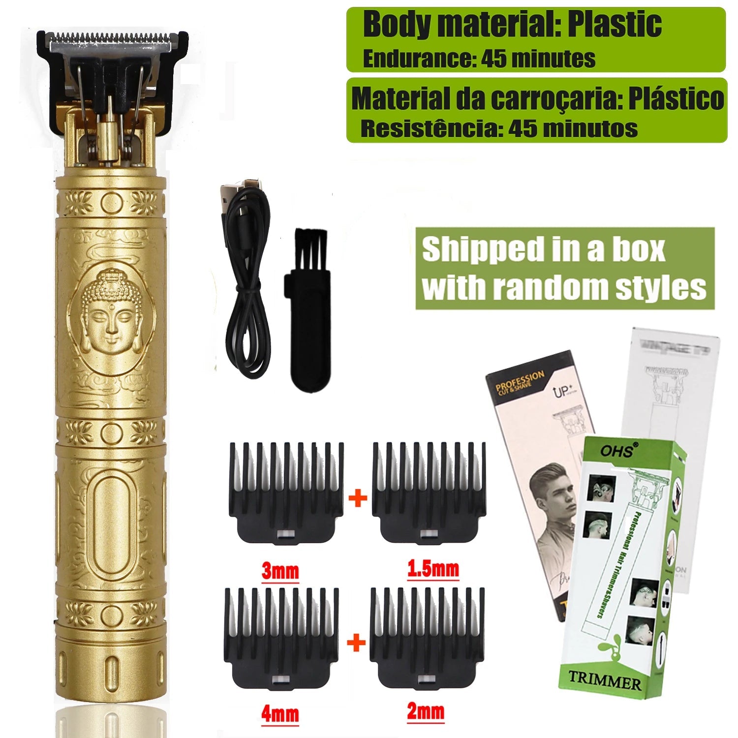 T9 Hair Clipper Repair Beard Shaving Body Hair Trimmer Clippers Electric Machine Men Haircut Machine 0mm Barber Shaver fabbinventora.com