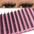 MJ Individual Lashes 8-16mm 200pcs Cluster Lashes Natural Look Mixed Tray DIY Eyelash Extension Volume Lash Clusters Eyelashes fabbinventora.com
