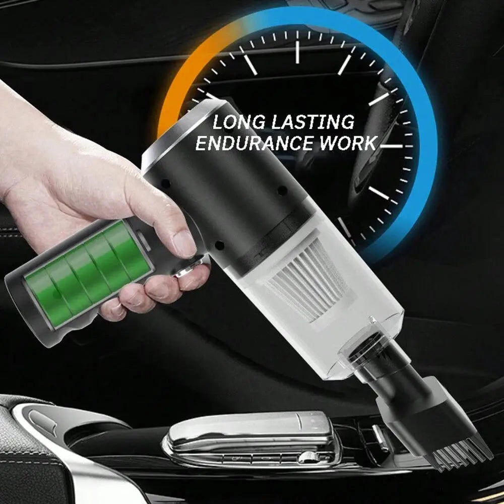 3 In 1 Integrated Suction And Blowing Vacuum Combination Vacuum Cleaner USB Charging Small Car Household Vacuum Cleaner fabbinventora.com