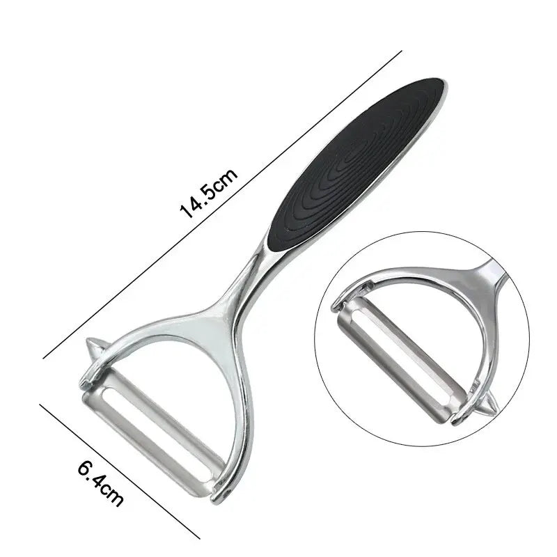 1PC Stainless Steel Vegetable Peeler Potato Peeler Multi-function Carrot Grater Fruit Tools Kitchen Accessories Cuisine Pelador fabbinventora.com