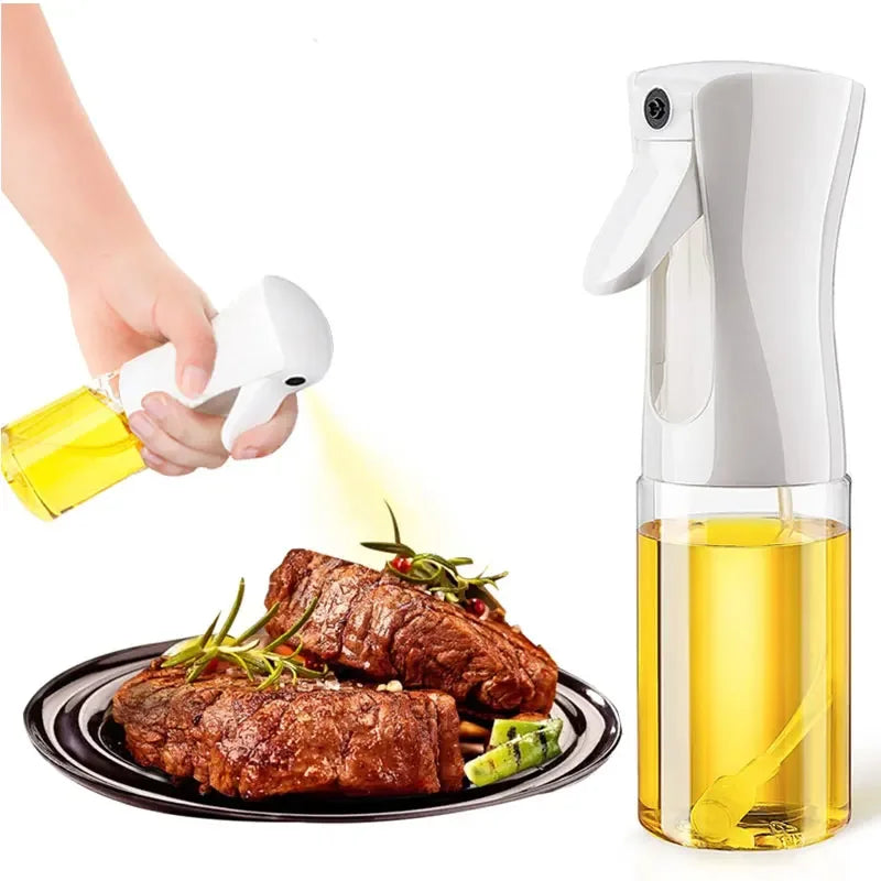 200/300/500ml Oil Spray Bottle BBQ Cooking Olive Oil Sprayer Plastic Baking Oil Spray Empty Bottle Vinegar Bottle Or  Oil brush fabbinventora.com