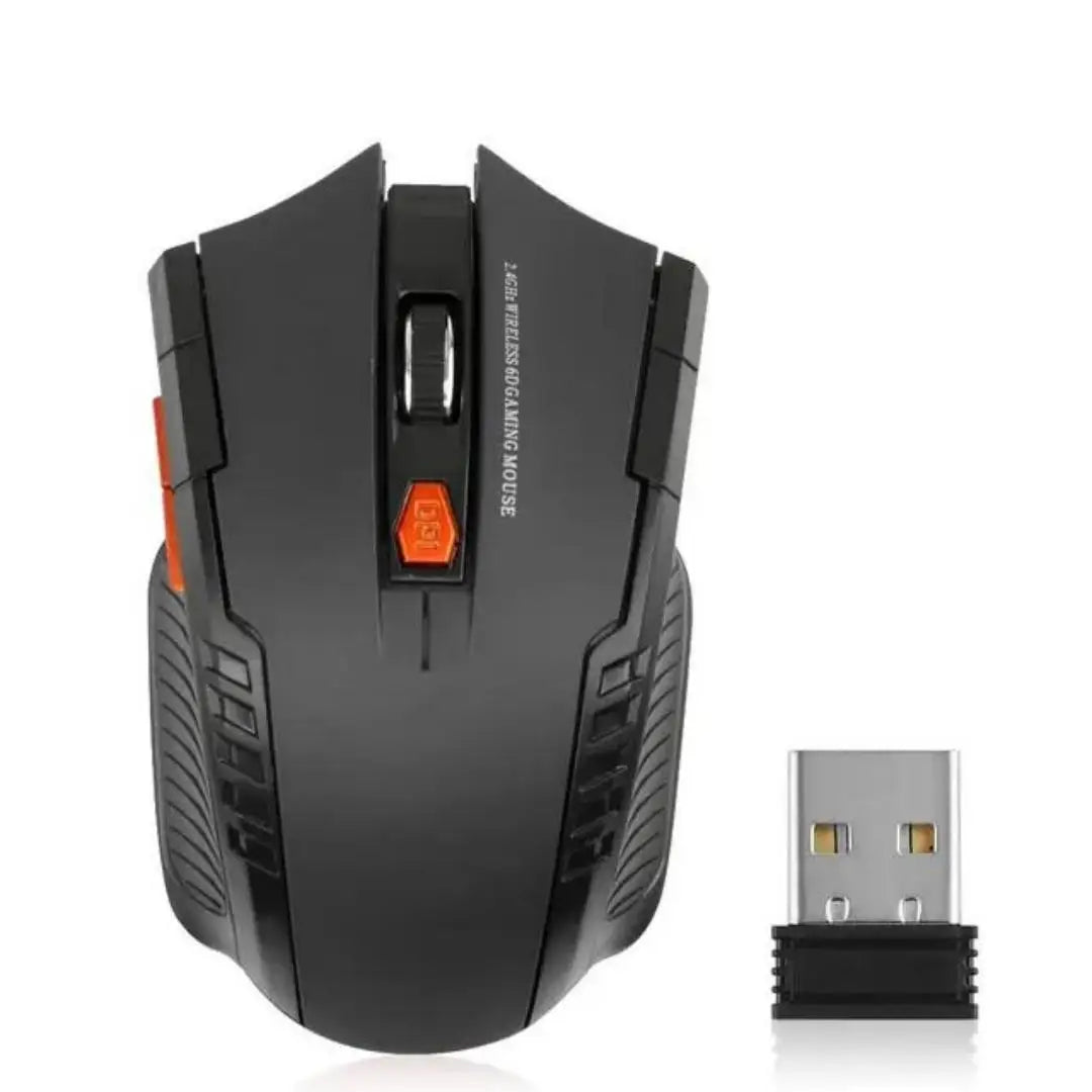 2.4G Wireless Mouse 1600DPI Optical Mouse Gamer for Computer 6 Buttons Wireless Mice with USB Receiver for PC Laptop Accessories fabbinventora.com