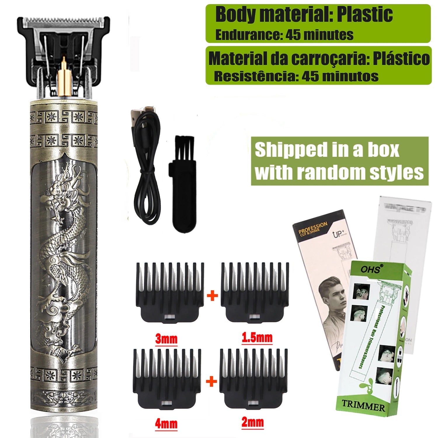 T9 Hair Clipper Repair Beard Shaving Body Hair Trimmer Clippers Electric Machine Men Haircut Machine 0mm Barber Shaver fabbinventora.com