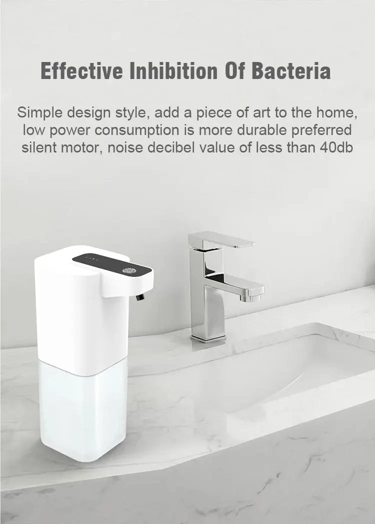 Automatic Liquid Soap Dispenser Touchless Infrared Sensor Hand Free Soap Hand Sensor Dispenser Smart Foam Machine USB Charging fabbinventora.com