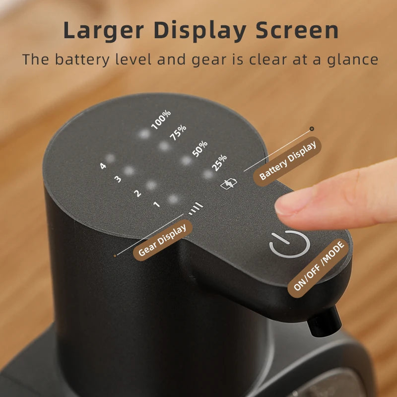 New Wall Mounted Automatic Soap Dispenser Foam Smart Hand Washing Machine 500ml Liquid Rechargeable Bathroom Induction Sensor fabbinventora.com