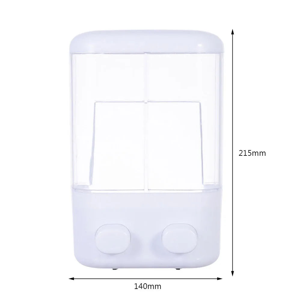 Wall mount 500/1000ML soap dispenser for shampoo lotion hand wash sets