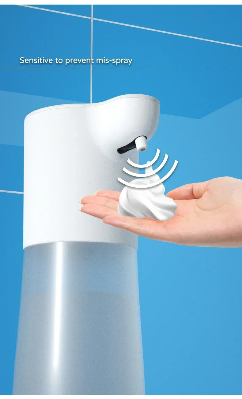 Automatic Soap Dispenser Soap Foam Dispenser Smart Sensor Soap Dispenser Contactless USB Charging 350ml Hand Sanitizer Machine fabbinventora.com
