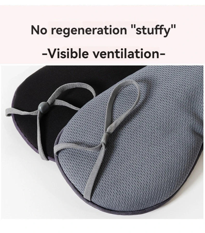 Sleeping Eye Mask Korean Style Ice Silk Warm And Cool Dual Use Adjustable Travel Light Blocking Breathable Eye Mask fabbinventora.com