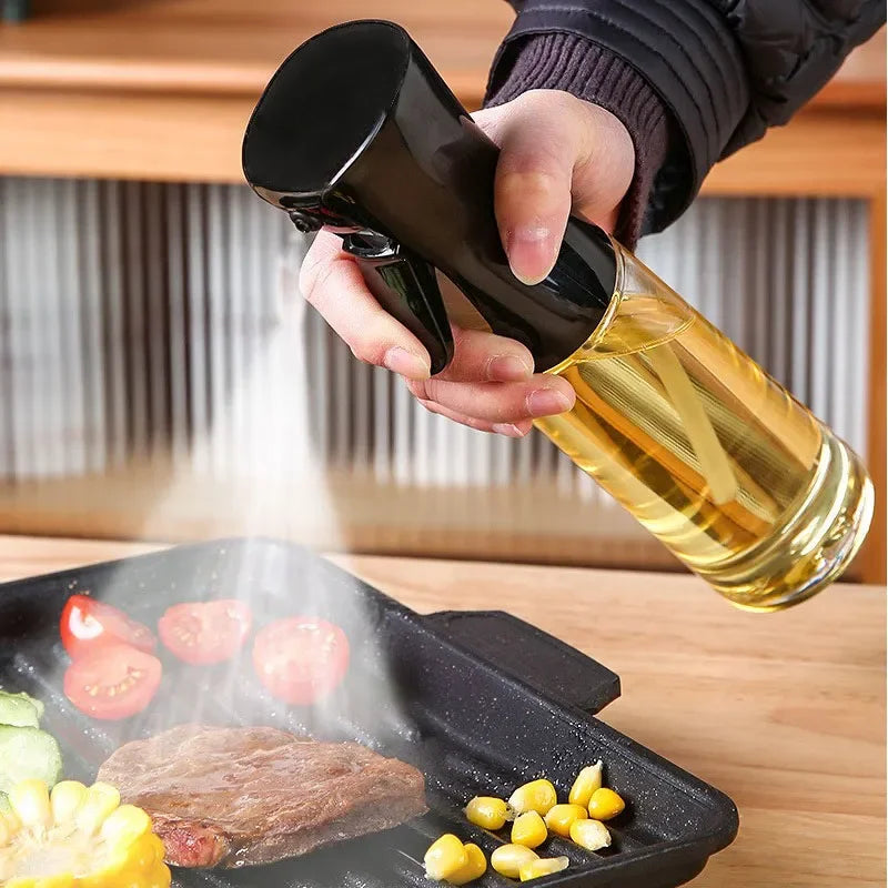 200/300/500ml Oil Spray Bottle BBQ Cooking Olive Oil Sprayer Plastic Baking Oil Spray Empty Bottle Vinegar Bottle Or  Oil brush fabbinventora.com