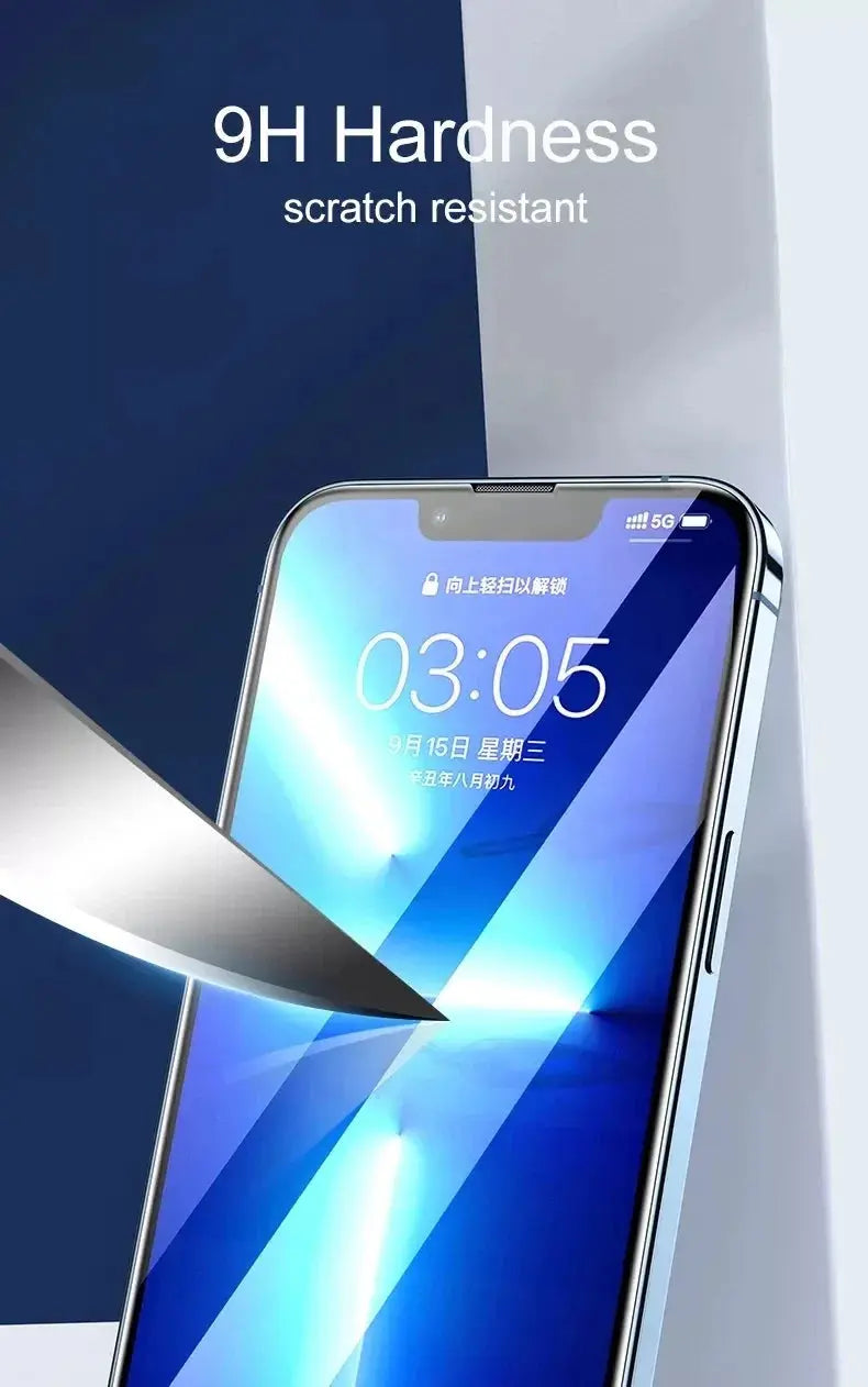 1-4PCS 9D Protective Glass For iPhone 16 15 11 12 13 14 Pro Max 15Plus Screen Protector For iPhone XR X XS MAX Tempered Glass fabbinventora.com