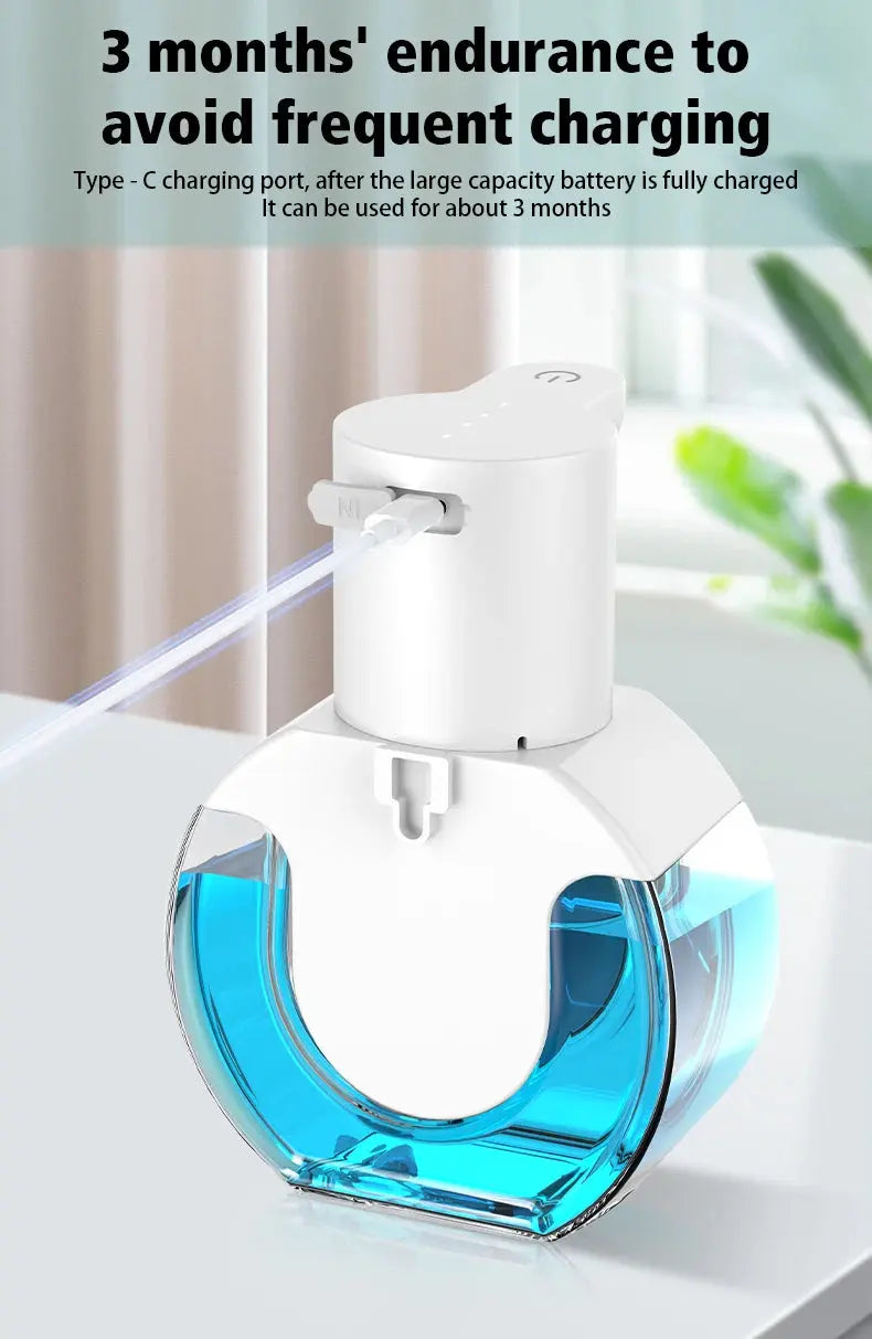 420ml Smart Soap Dispenser Touchless Motion Sensor Washing Hand Device Wall-Mounted Liquid Soap Dispenser Liquid Foam Model fabbinventora.com