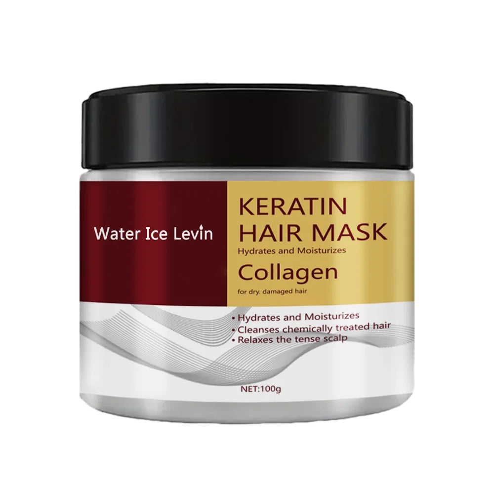 Collagen Keratin Hair Mask Dual Oil Control Moisturizer Conditioner Soft Smooth Frizz Damaged Repair Revitalize Hair Care fabbinventora.com
