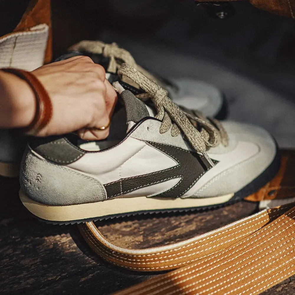 Maden Men's Shoes Discovery Series Retro Jogging Spring Casual Breathable Low-top Sneaker Thick-soled German Training Shoes fabbinventora.com