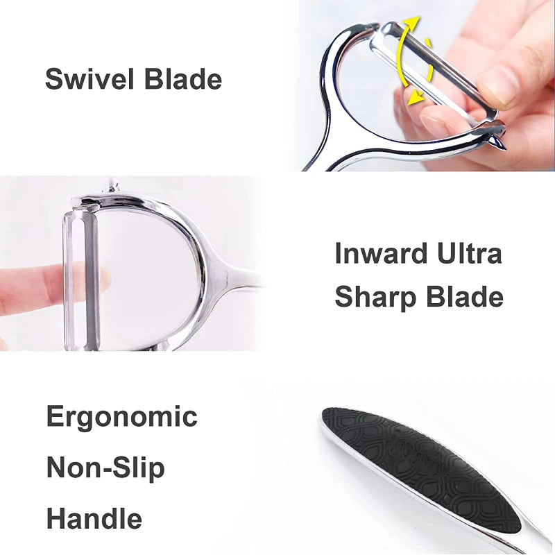 1PC Stainless Steel Vegetable Peeler Potato Peeler Multi-function Carrot Grater Fruit Tools Kitchen Accessories Cuisine Pelador fabbinventora.com
