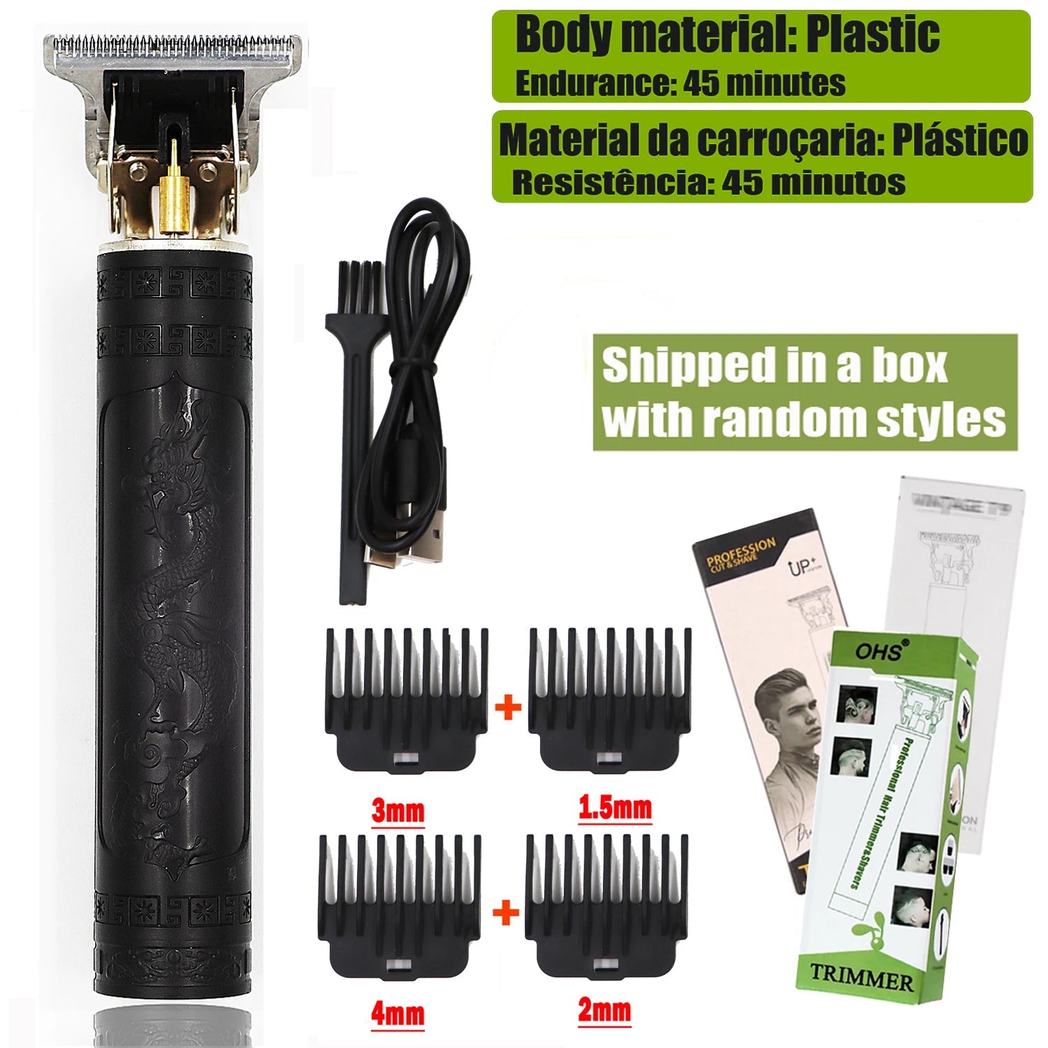 T9 Hair Clipper Repair Beard Shaving Body Hair Trimmer Clippers Electric Machine Men Haircut Machine 0mm Barber Shaver fabbinventora.com