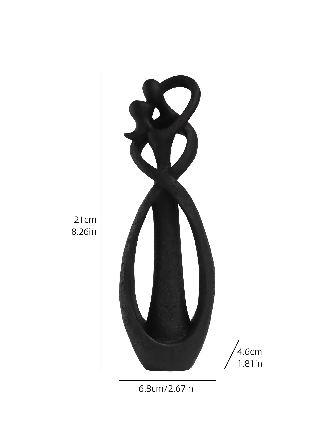 Embracing Couple Sculpture for Office, Bookshelf, Living Room, Bedroom, Tabletop Decoration