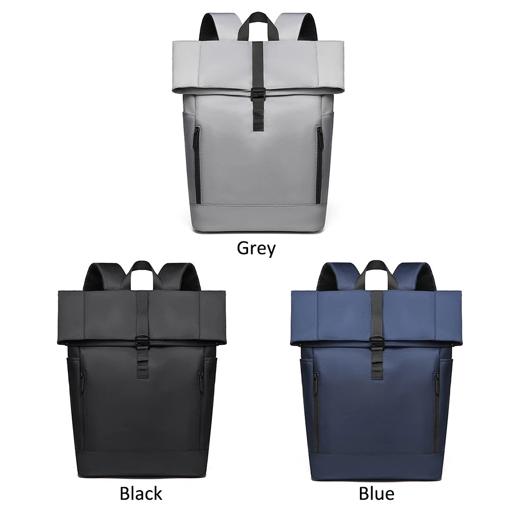 Men waterproof laptop backpack with large capacity for travel school and work