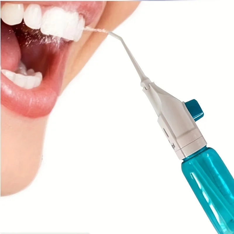 Household High Pressure Oral Irrigator Portable Teeth Clean Water Dental Floss Manual High Pressure Water Toothpick fabbinventora.com