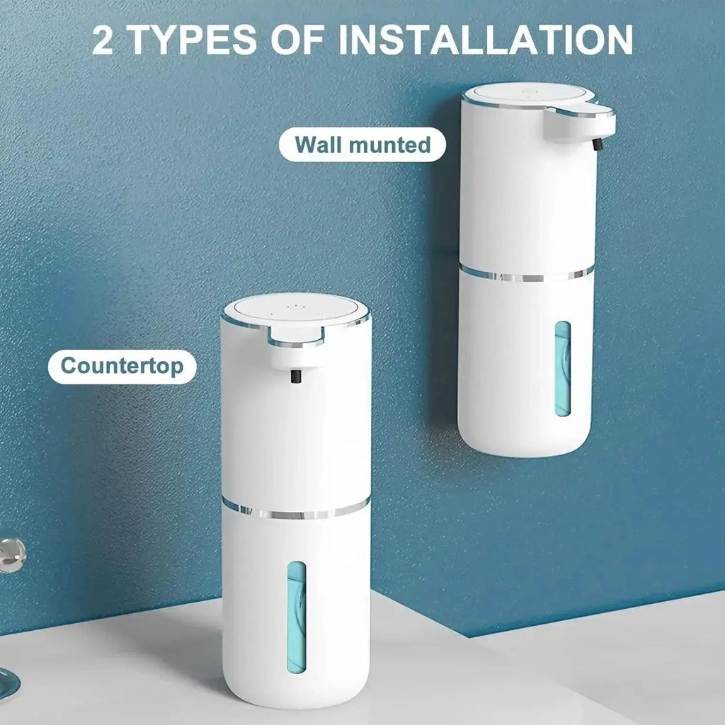 Automatic Soap Dispenser Touchless Foaming Soap Dispenser 380ml USB Rechargeable Electric 4 Level Adjustable Foam Soap Dispenser fabbinventora.com