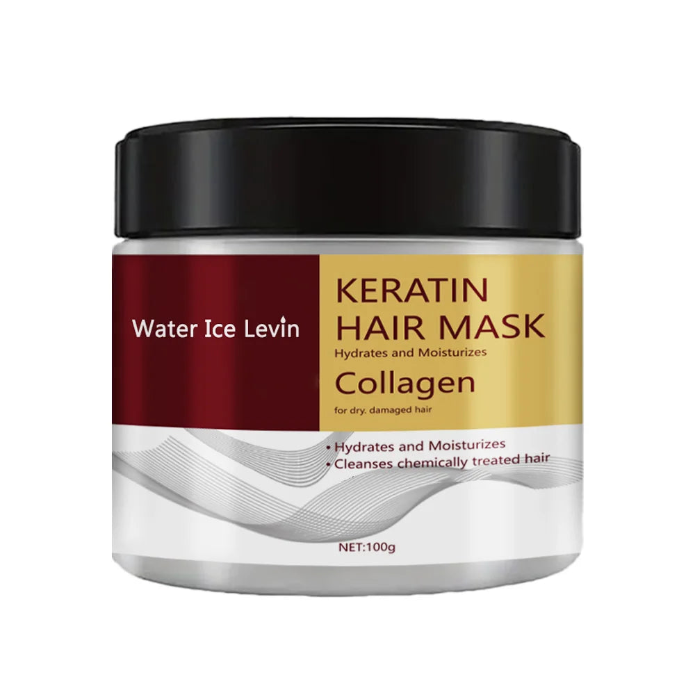 Collagen Keratin Hair Mask Dual Oil Control Moisturizer Conditioner Soft Smooth Frizz Damaged Repair Revitalize Hair Care fabbinventora.com