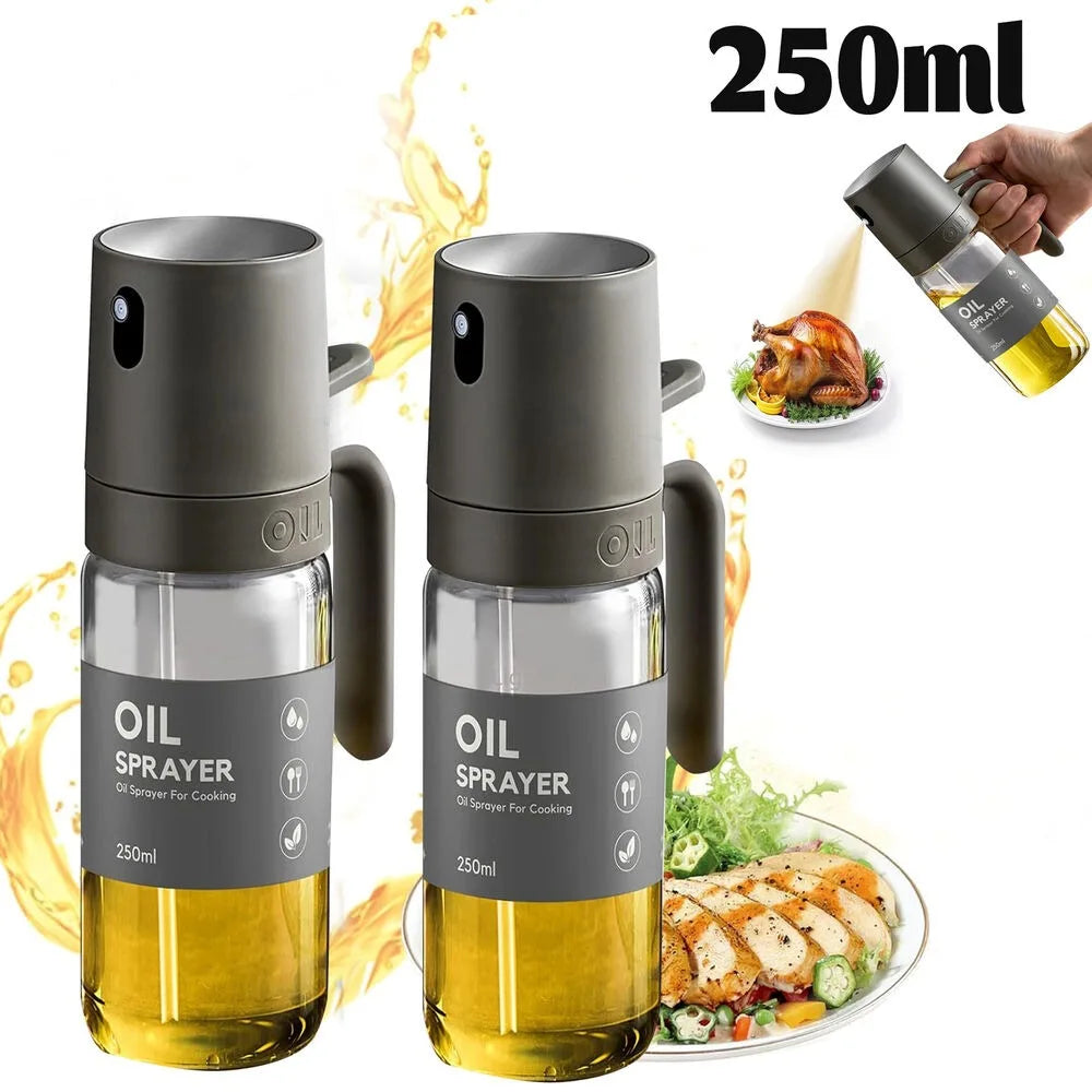 Glass oil spray bottle cruet dispenser sets kitchen gadgets accessories extra virgin olive spray oil sprayer for camping fabbinventora.com