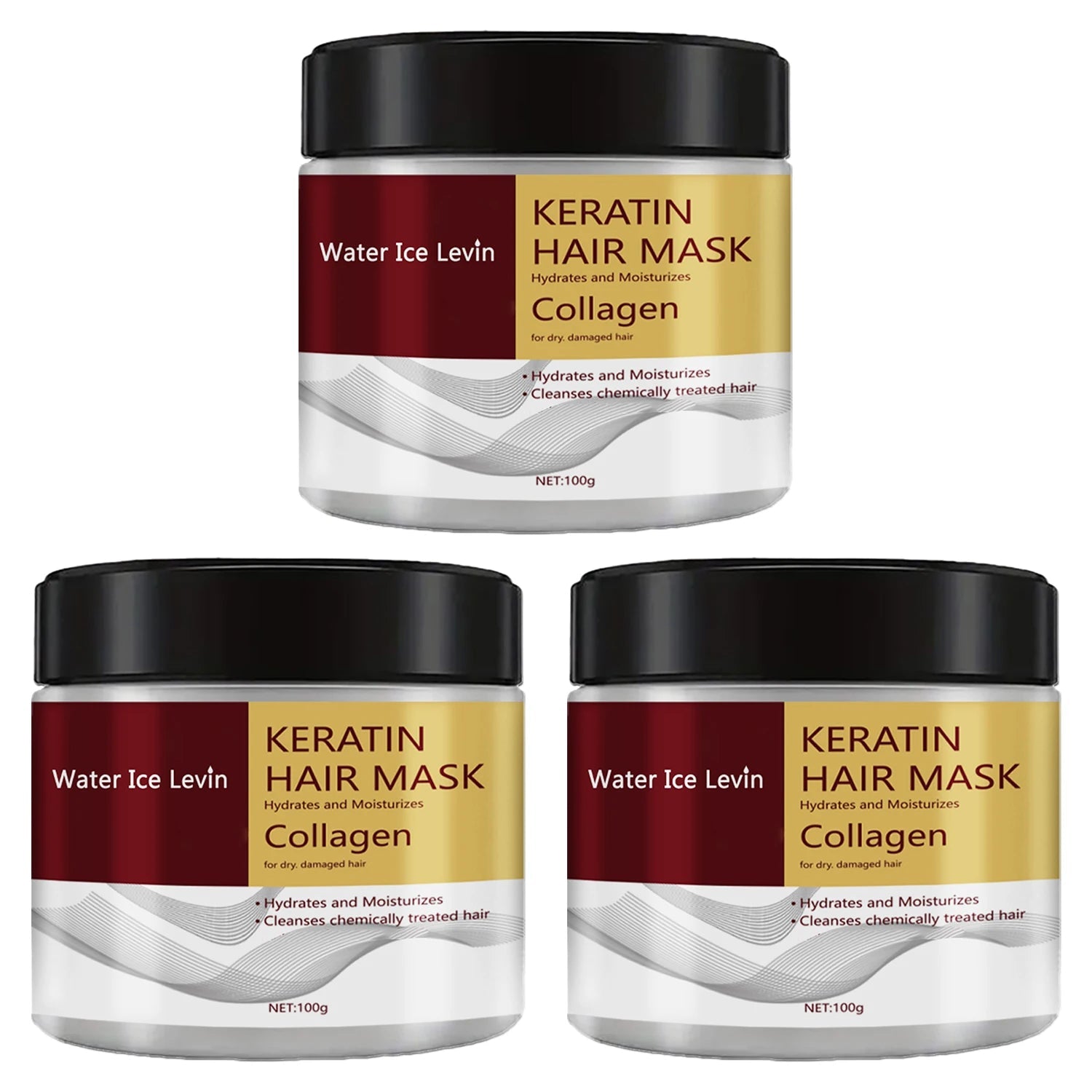 Collagen Keratin Hair Mask Dual Oil Control Moisturizer Conditioner Soft Smooth Frizz Damaged Repair Revitalize Hair Care fabbinventora.com
