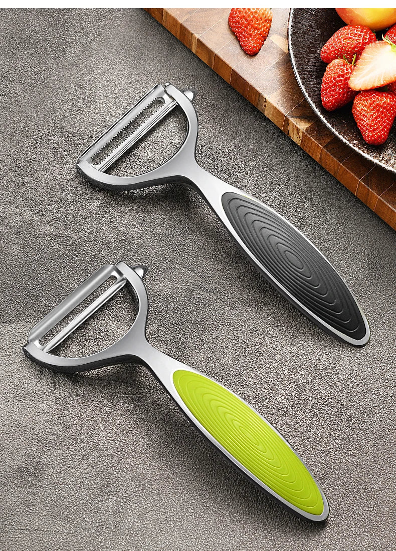 1PC Stainless Steel Vegetable Peeler Potato Peeler Multi-function Carrot Grater Fruit Tools Kitchen Accessories Cuisine Pelador fabbinventora.com