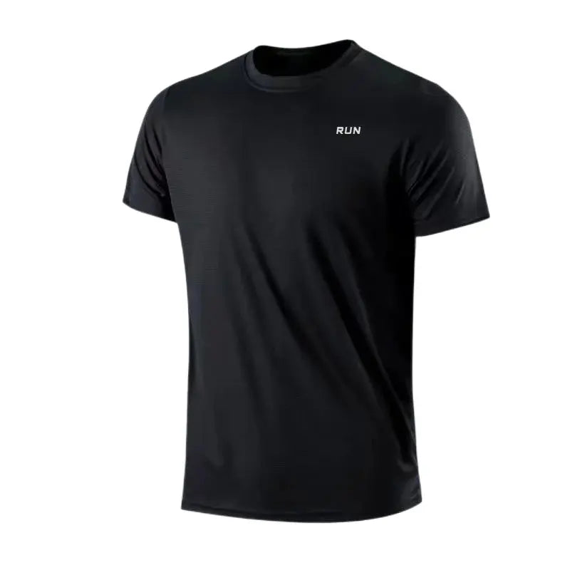 Men's Quick Dry Short Sleeve Gym Running Moisture Wicking Round Neck T-Shirt Training Exercise Gym Sport Shirt Tops Lightweight fabbinventora.com
