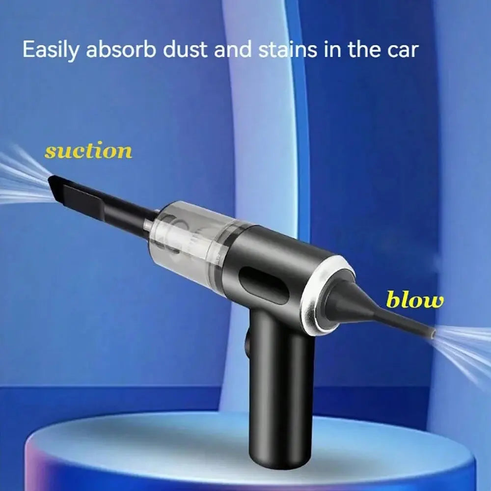 3 In 1 Integrated Suction And Blowing Vacuum Combination Vacuum Cleaner USB Charging Small Car Household Vacuum Cleaner fabbinventora.com