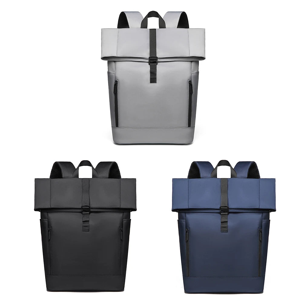 Men waterproof laptop backpack with large capacity for travel school and work