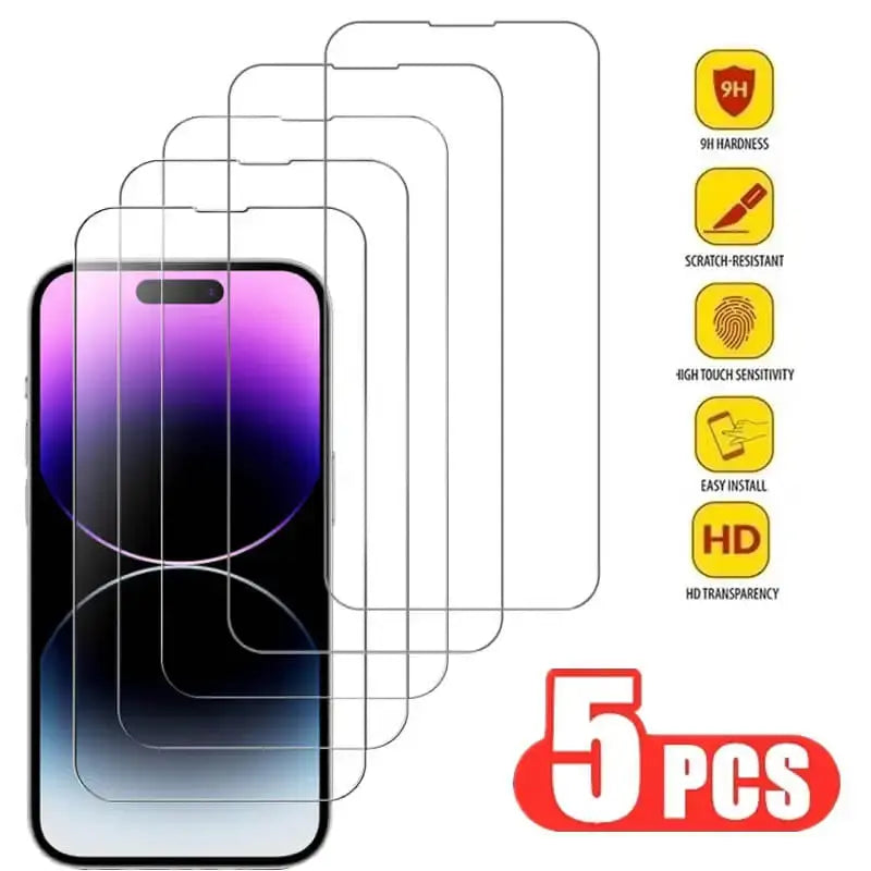 Tempered Glass for iPhone 14 Pro 15 16 17 13 12 11 pro max screen protector for iphone 15 pro mica for iphone 13 14 pro glass fabbinventora.com