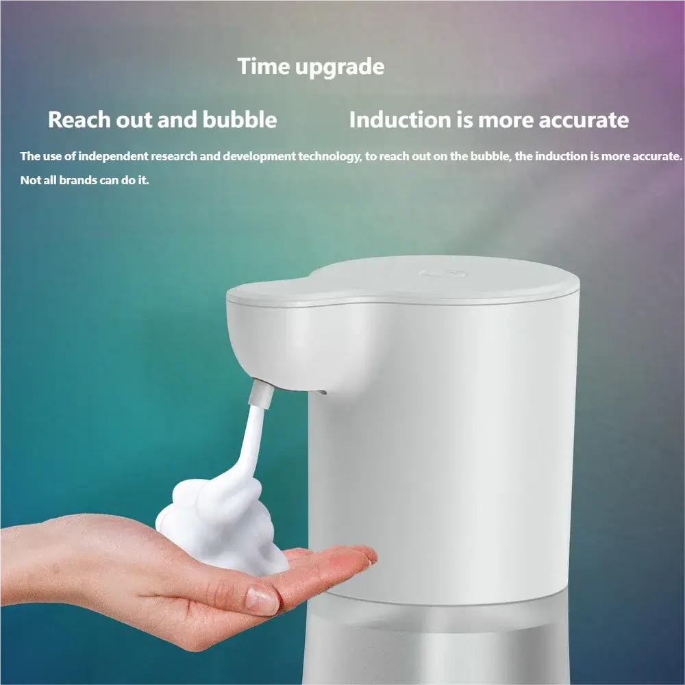 HOMEFISH Smart Sensor Automatic Soap Dispenser 350ml USB Charging Contactless Soap Foam Dispenser Hand Sanitizer Machine fabbinventora.com