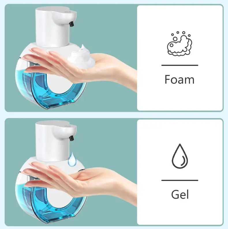 420ml Smart Soap Dispenser Touchless Motion Sensor Washing Hand Device Wall-Mounted Liquid Soap Dispenser Liquid Foam Model fabbinventora.com