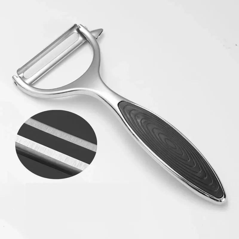 1PC Stainless Steel Vegetable Peeler Potato Peeler Multi-function Carrot Grater Fruit Tools Kitchen Accessories Cuisine Pelador fabbinventora.com
